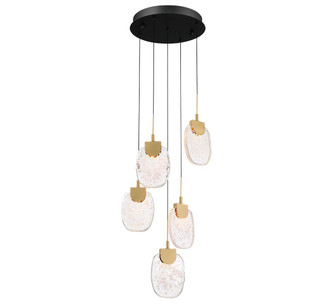 Castelo LED Chandelier in Matte Black (541|12297-02)