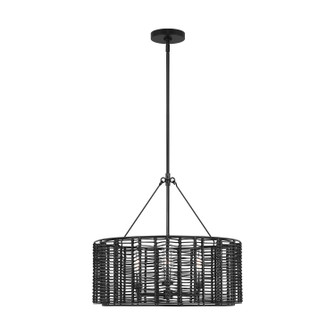 Winslow Three Light Chandelier in Midnight Black (454|TFC1163MBK)