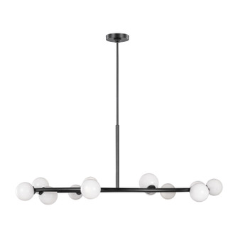 Altair 12 Light Chandelier in Aged Iron (454|SLC10612AI)