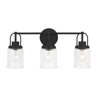 Anders Three Light Vanity in Midnight Black (454|GLV1073MBK)