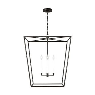 Viota Four Light Lantern in Aged Iron (454|EC1364AI)