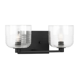 Lochdale Two Light Vanity in Midnight Black (454|DJV1112MBK)