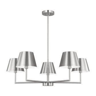 Ender Five Light Chandelier in Brushed Nickel (454|DJC1265BS)