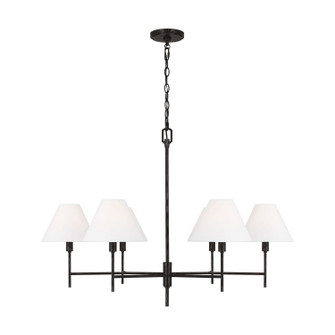 Ridgewood Six Light Chandelier in Aged Iron (454|CC1776AI)
