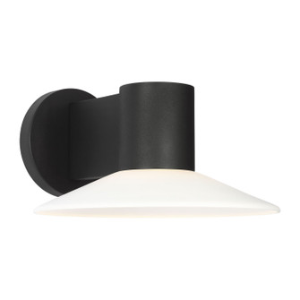 Focal LED Wall Lantern in Textured Black (454|BO1011TXB)
