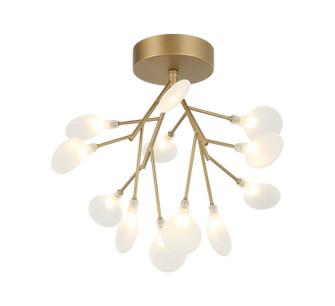 Hydrangea Bloom 12 Light Ceiling Mount in Gold (423|X69820GL)