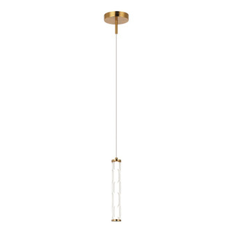 RIPLEY LED Pendant in Aged Gold Brass (423|C31801AG)