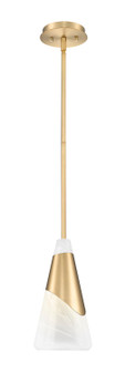 Aimie One Light Pendant in Modern Gold (224|828P7-ROD-MGLD)