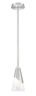 Aimie One Light Pendant in Brushed Nickel (224|828P6-ROD-BN)