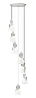 Aimie Seven Light Chandelier in Brushed Nickel (224|828P6-7R-BN)
