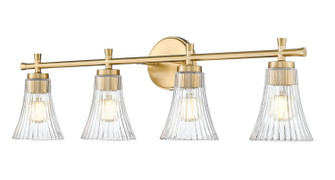 Belle Four Light Vanity in Modern Gold (224|7519-4V-MGLD)
