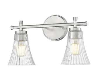 Belle Two Light Vanity in Brushed Nickel (224|7519-2V-BN)