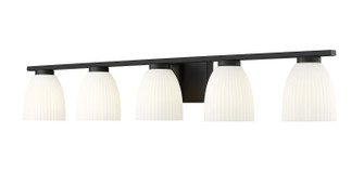 Naya Five Light Vanity in Matte Black (224|7518-5V-MB)