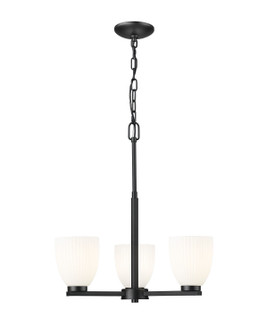Naya Three Light Chandelier in Matte Black (224|7518-3MB)