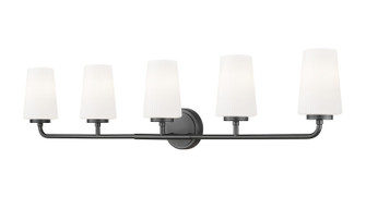 Montford Five Light Vanity in Matte Black (224|7005-5V-MB)