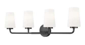 Montford Four Light Vanity in Matte Black (224|7005-4V-MB)