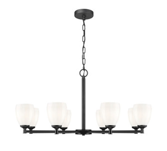 Oren Eight Light Chandelier in Matte Black (224|7004-8MB)
