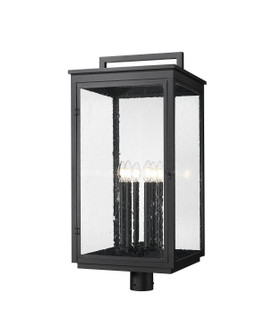 Hartwell Six Light Outdoor Post Mount in Sand Black (224|5019PHXXLR-BK)