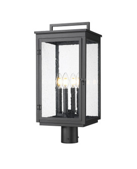 Hartwell Four Light Outdoor Post Mount in Sand Black (224|5019PHBR-BK)