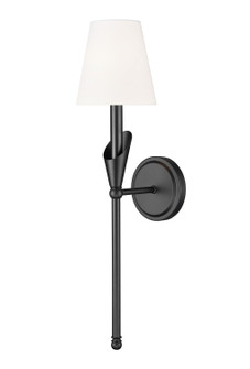 Claudelle One Light Wall Sconce in Matte Black (224|4014-1SA-MB)