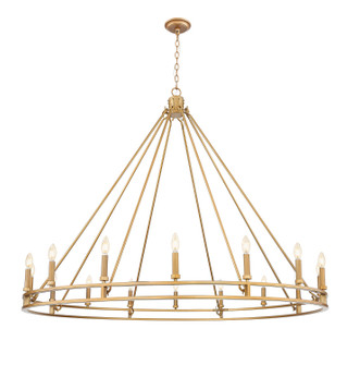 Dennison 16 Light Chandelier in Signature Brass (224|4005-16SBR)