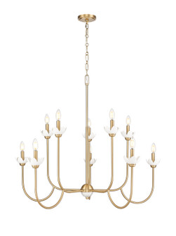 Allistair Ten Light Chandelier in Modern Gold (224|352-10MGLD)