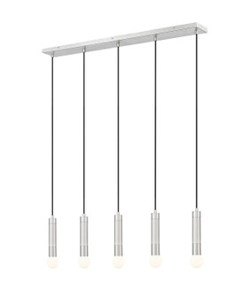 Stari Five Light Linear Chandelier in Brushed Nickel (224|1956P-5L-BN)