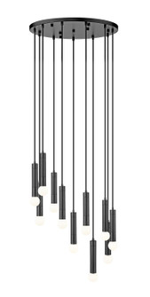Stari 11 Light Chandelier in Matte Black (224|1956P-11R-MB)