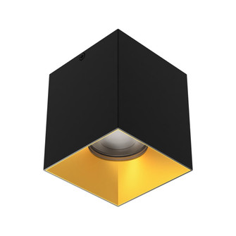 Zoron LED Flush Mount in Black/Gold (34|C4SL-FCS-BKGL)