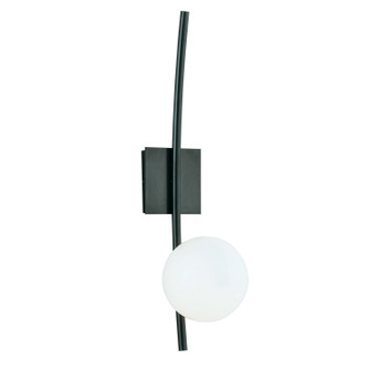 Perch One Light Wall Sconce in Acid Dipped Black (185|9681-ADB-OP)