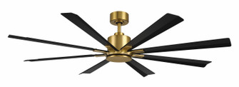 Size Matters 65'' Ceiling Fan in Soft Brass/Matte Black (441|FR-W2403-65-SB/MB)