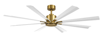 Size Matters 65'' Ceiling Fan in Soft Brass/Matte White (441|FR-W2403-65-SB/MW)