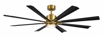 Size Matters 65'' Ceiling Fan in Soft Brass/Matte Black (441|FR-W2403-65L-SB/MB)
