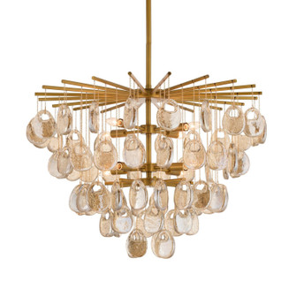 Jacqueline Eight Light Chandelier in Amber (314|DMC33)