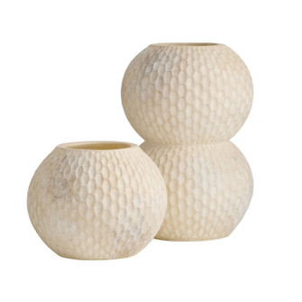 Kayli Vases, Set of 2 in Egg Shell (314|AVS13)