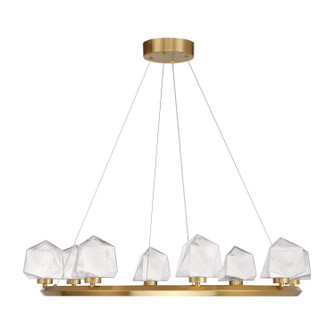 Castello LED Chandelier in Warm Brass (51|1-1238-8-322)
