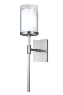Kimberly One Light Wall Sconce in Brushed Nickel (185|8970-BN-CL)