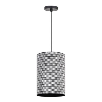 Shaka One Light Pendant in Black / White (16|29123BKWT)