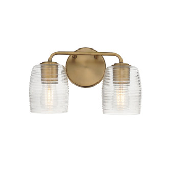 Honey Two Light Wall Sconce in Natural Aged Brass (16|21412CRNAB)