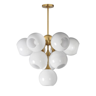 Neve Ten Light Pendant in Natural Aged Brass (16|21228MRNAB)