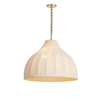 Hearthveil One Light Pendant in Natural Aged Brass (16|12912LNNAB)