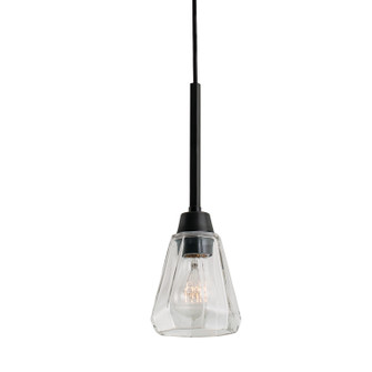 Arctic Bath Series One Light Pendant in Acid Dipped Black (185|8284-ADB-CL)