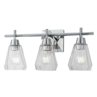 Arctic Bath Series Three Light Bath in Polished Nickel (185|8283-PN-CL)