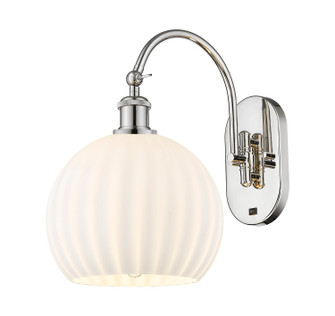 Ballston One Light Wall Sconce in Polished Nickel (405|918-1W-PN-G1217-10WV)