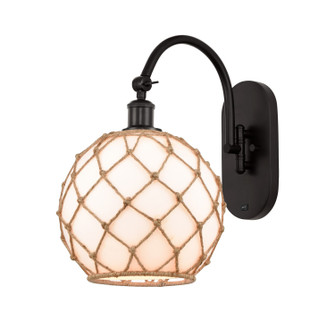 Ballston One Light Wall Sconce in Oil Rubbed Bronze (405|918-1W-OB-G121-10RB)