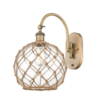 Ballston One Light Wall Sconce in Brushed Brass (405|918-1W-BB-G122-10RB)