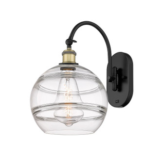Ballston One Light Wall Sconce in Black Antique Brass (405|918-1W-BAB-G556-10CL)
