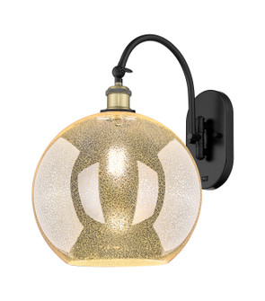 Ballston One Light Wall Sconce in Black Antique Brass (405|918-1W-BAB-G128-12)
