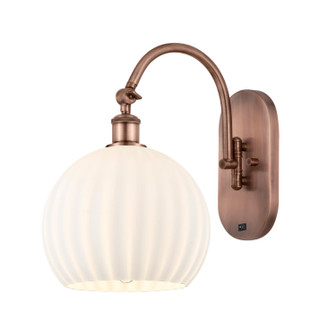 Ballston One Light Wall Sconce in Antique Copper (405|918-1W-AC-G1217-10WV)