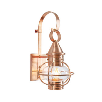 American Onion One Light Outdoor Wall Mount in Copper (185|1713-CO-CL)